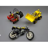Lego Technic Shock Cycle 8838, Excavator 8853, Pneumatic Excavator 8837,