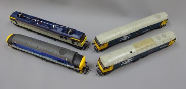 Four limited edition Lima 'OO' gauge locomotives: Class 37 diesel 'The Scottish Hosteller' No.