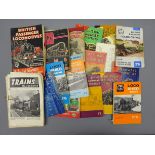 Sixteen Ian Allen ABC train spotting books for LMS, SR, LNER, BR,