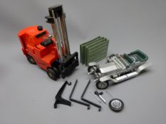 Owen Organisation V models battery powered 'Conveyancer Fork Truck' with 'Lyons' and 'Rolo'