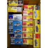 Collection of Vanguards 1:43 scale die cast models of Police, AA, RAC,