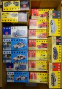 Collection of Vanguards 1:43 scale die cast models of Police, AA, RAC,