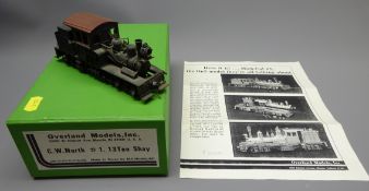 Overland Models Inc. USA model of an OMI-0168/On3 scale C.W.North No.