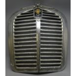 Austin Somerset A40 chromed Radiator Grille with badge, H49cm,