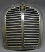 Austin Somerset A40 chromed Radiator Grille with badge, H49cm,