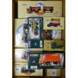 Ten Corgi die-cast models of commercial vehicles including Connoisseur and Classics series etc,