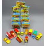 Eleven Matchbox Superfast models: Nos. 15, 42, 46, 51, 58, 60, 63, 66, 68, 70 and 71, all boxed, No.