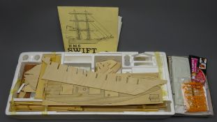 HMS Swift model Ship kit & 1/350 scale model of HMS Eagle both boxed (2) Condition Report