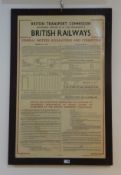 British Transport Commission - British Railways 'General Notices Regulations and Conditions' notice,