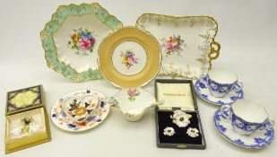 Collection of Royal Crown Derby comprising pair Bouillon cups and saucers no.
