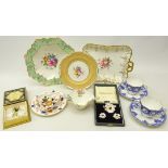 Collection of Royal Crown Derby comprising pair Bouillon cups and saucers no.