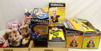 Quantity of 'Duracell Bunny' items including; shop display, 'Space Scooter Bunny', 'Racing Bunny',