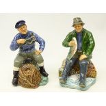 Two Royal Doulton figures 'A Good Catch' & 'The Lobster Man' (2)