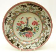 18th century Chinese export Famille rose plate,