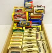 Thirty-two boxed diecast model vehicles including; Lledo 'Days Gone', Corgi,