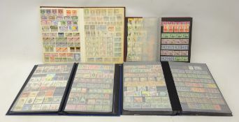Collection of Commonwealth and world stamps in four stockbooks including;
