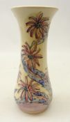 Moorcroft Daisy pattern vase designed exclusively for the Moorcroft Collector's Club by Sally