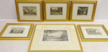 'Babel', 'Anvil', 'Dorimant' and 'Whiskey', Race Horse Portraits,