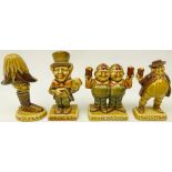 Set of four Wade Guinness advertising Whimsies, including Tweedle Dum and Dee, Duke of York,