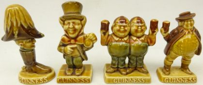 Set of four Wade Guinness advertising Whimsies, including Tweedle Dum and Dee, Duke of York,