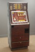 Vintage 'BINGO BELL' fruit machine, W62cm, H156cm,