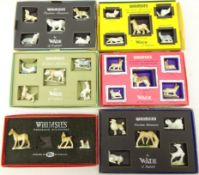 Six boxed sets of Wade Whimsies comprising a set of no. 7 Pedigree Dogs, No.