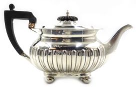 Victorian silver teapot by Walker and Hall Sheffield 1896 approx 13oz