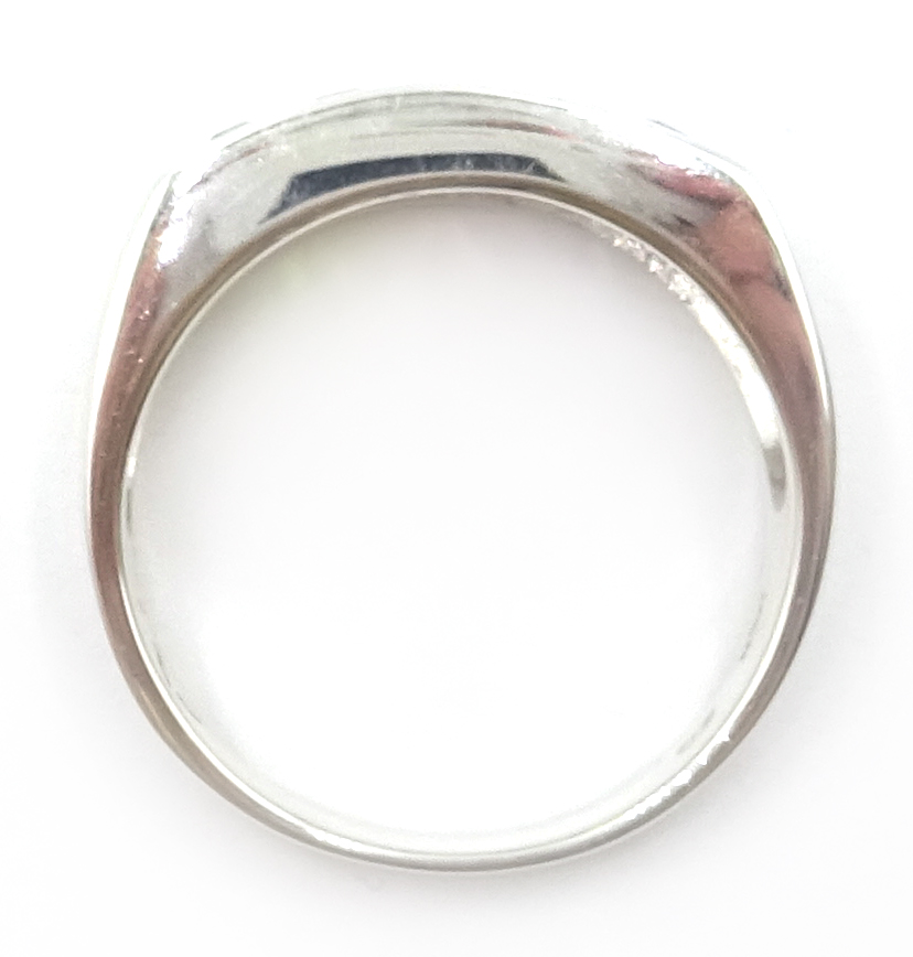 Silver gem set ring, - Image 3 of 3