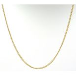18ct gold chain necklace stamped 750 approx 3.