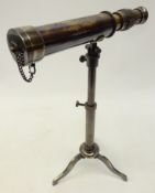 Small metal table top telescope, H33cm Condition Report <a href='//www.