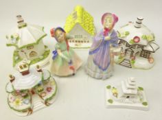 Three Royal Doulton figures 'The Little Mistress' potted by Doulton HN 1449 and 'Babie' HN1679 and