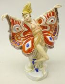 Royal Doulton Prestige limited edition figure 'The Peacock' from the Butterfly Ladies Collection,