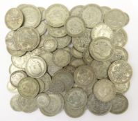 Approximately 650 grams of pre 1947 Great British silver coinage Condition Report