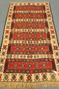 Fine antique Turkish Kelim beige ground rug,