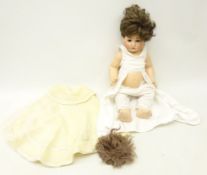 Konig & Wernicke Walterhausen bisque head Doll with composite jointed body,