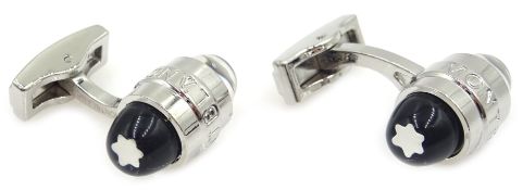 Pair of Montblanc Urban Walker cufflinks Condition Report <a href='//www.