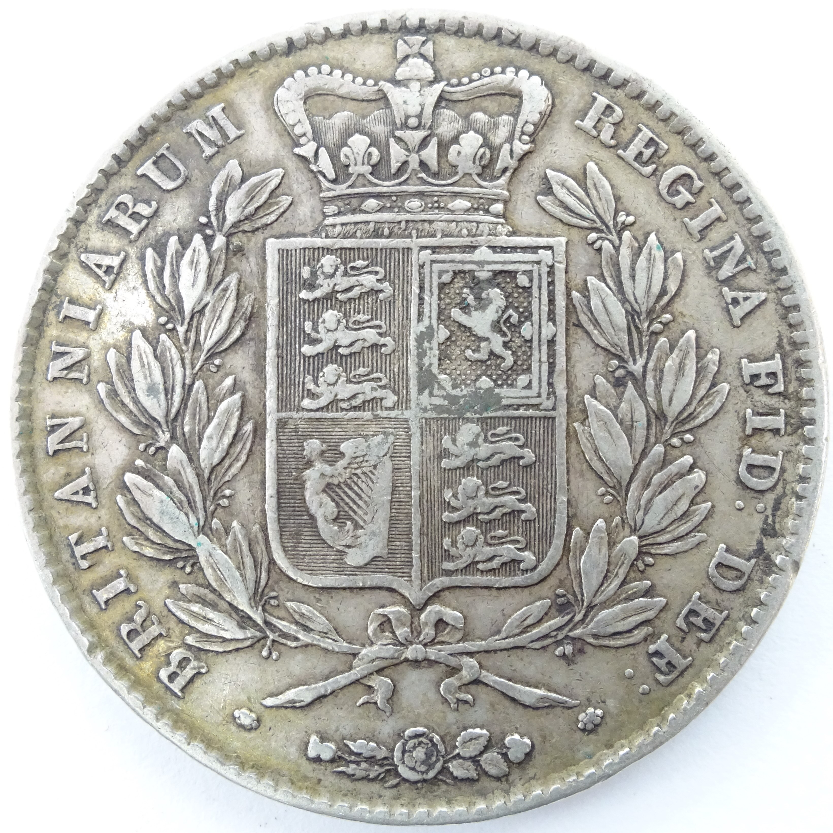 Great British Queen Victoria 1844 crown, - Image 2 of 2