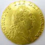 George III 1787 gold 'spade' Guinea