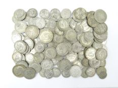 Over 1000 grams of Great British pre 1947 silver coins; half crowns, florins,