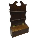 20th century oak Spoon Rack,