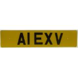 Cherished registration number A1 EXV,