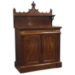 Victorian mahogany Gothic Revival chiffonier,