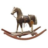 19th/ early 20th century pull-along horse,