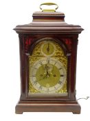 George lll mahogany bracket clock, 24.