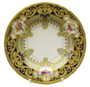 Royal Crown Derby shallow bowl from the Judge Elbert Henry Gary service, circa 1910,