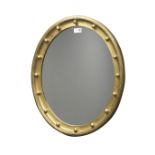 Oval gilt framed mirror, W50cm, H60cm Condition Report <a href='//www.