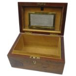 Rosewood Dunhill cigar humidor of rectangular form,