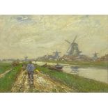 M Lies**** ? (Early 20th century): Dutch Canal scene,