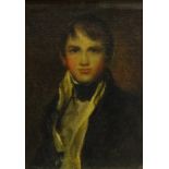 English School (19th century): Portrait of a Young Man,