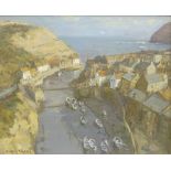 Richard Marshall (British 1944-2006): Overlooking Staithes Beck,